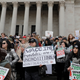 Anti-vaccination activists at a rally at Olympia, Washington on Feb. 8, 2019.